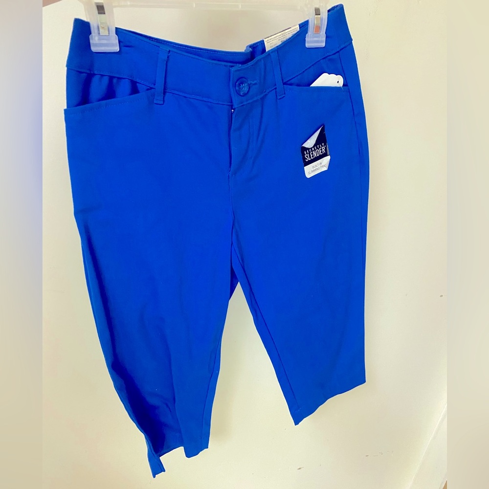 Blue Women’s Slimming Capri Pants— St. John’s Bay